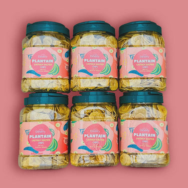 Plantain Chips Lightly Salted Tropical Fruit Box Plantain Chips 6ct